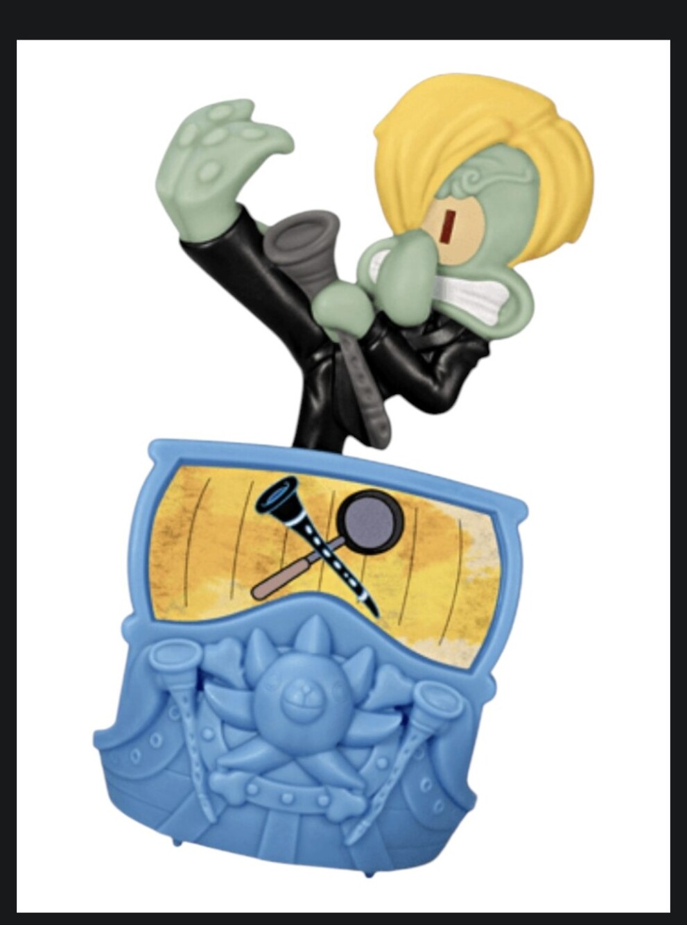 Squidward x Sanji #5 McDonald's Happy Meal Toy New in Box. SpongeBob x One Piece
